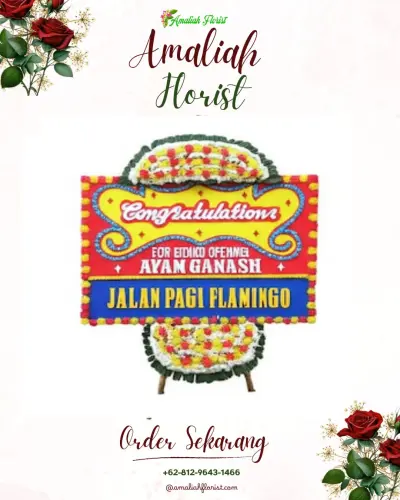 Bunga Papan Congratulation di Rungkut Kidul